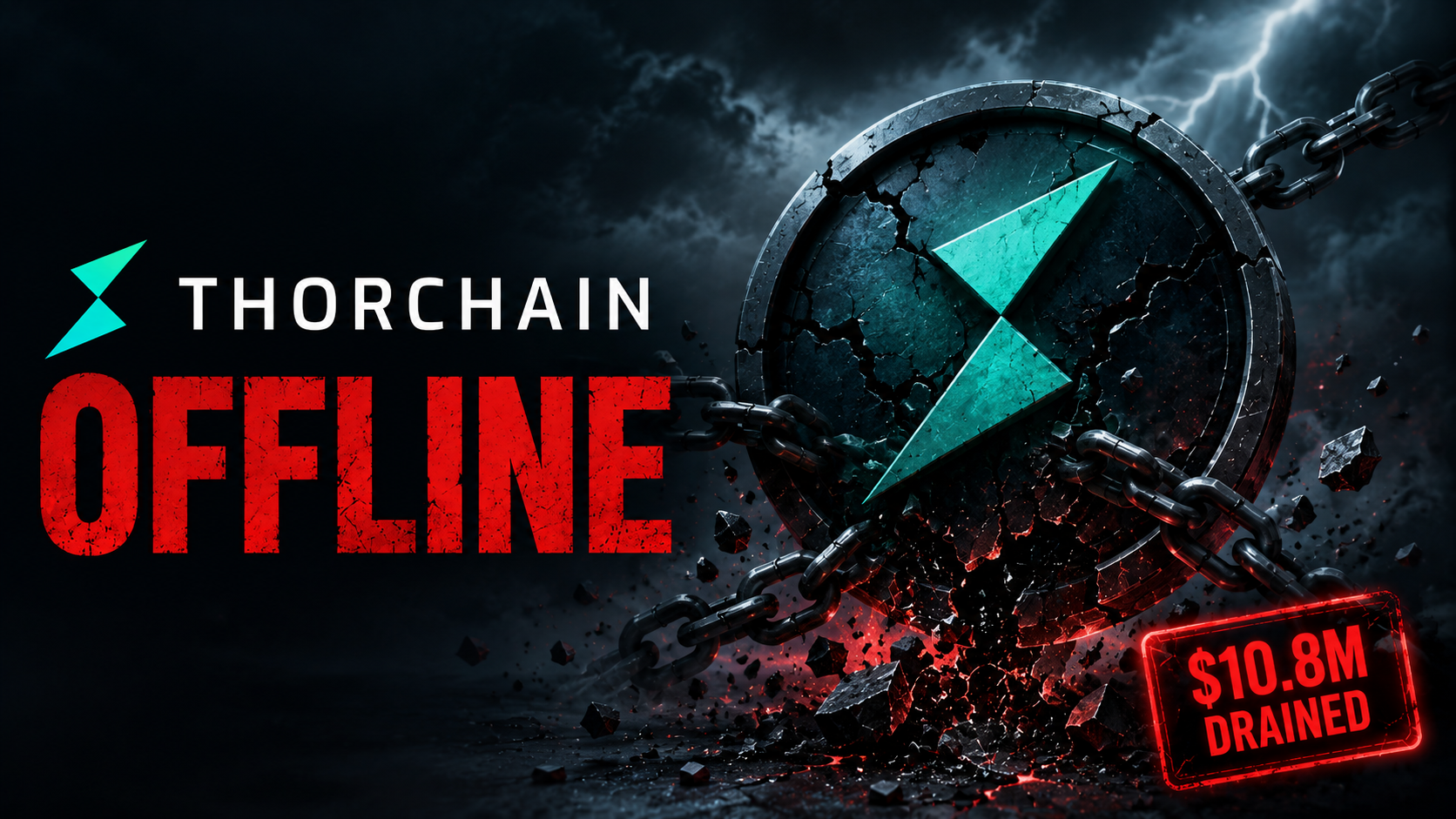 THORchain Paused After $10.8M Cross-Chain Exploit