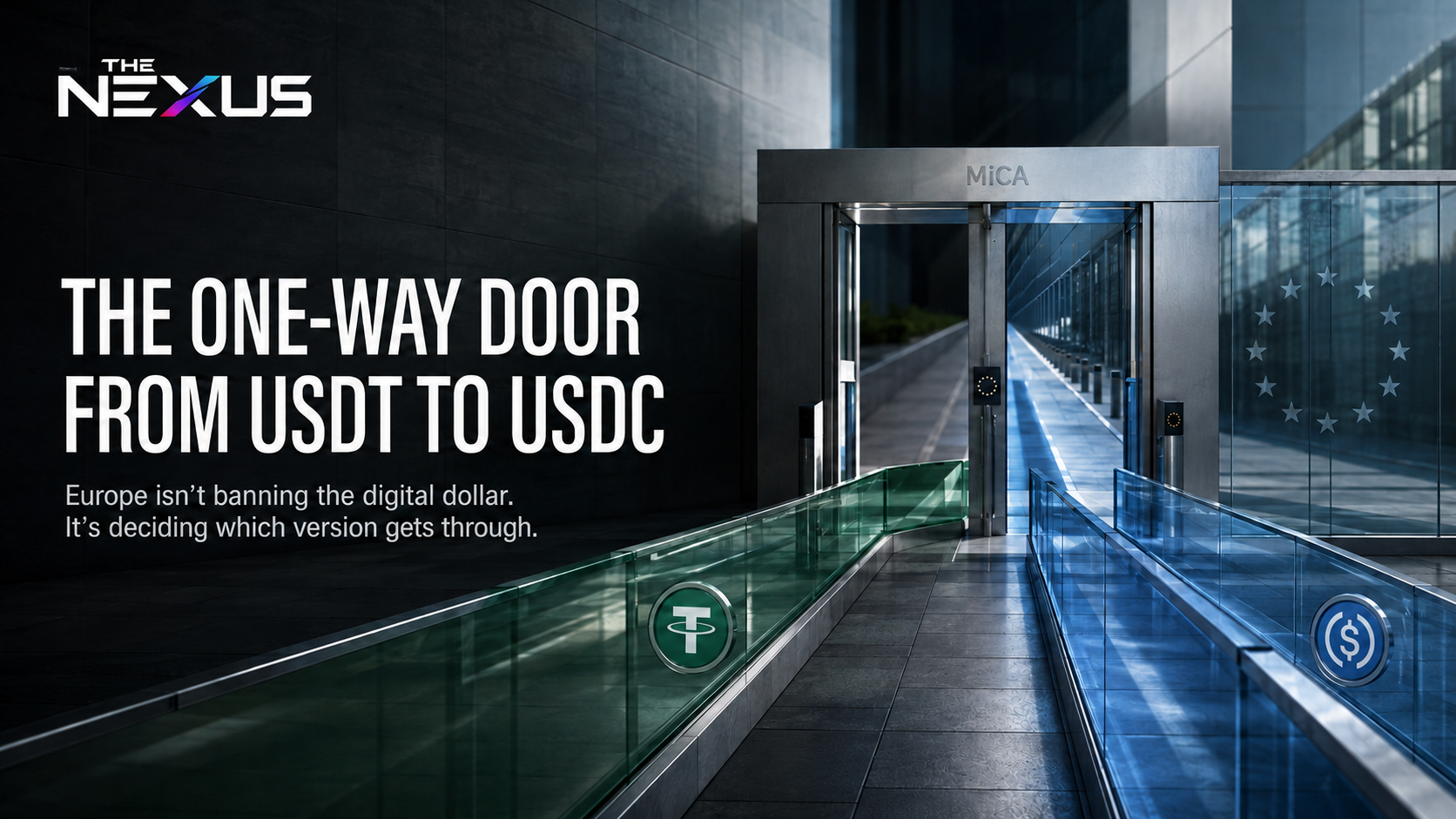 The one-way door from USDT to USDC