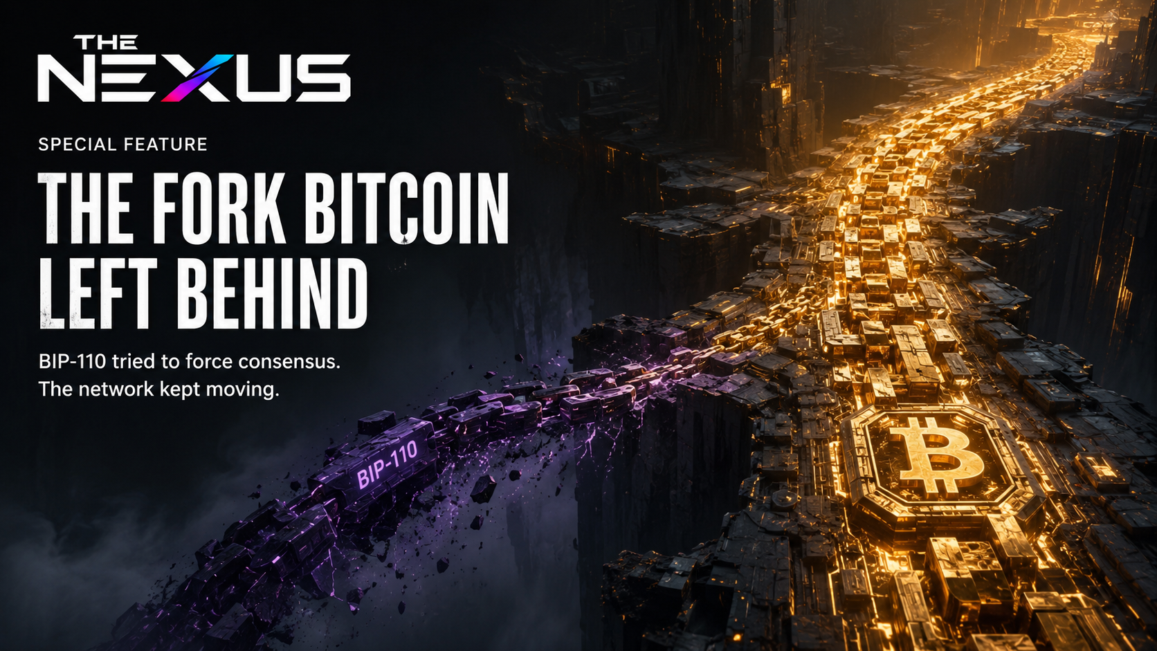 BIP-110: The Fork Bitcoin Left Behind