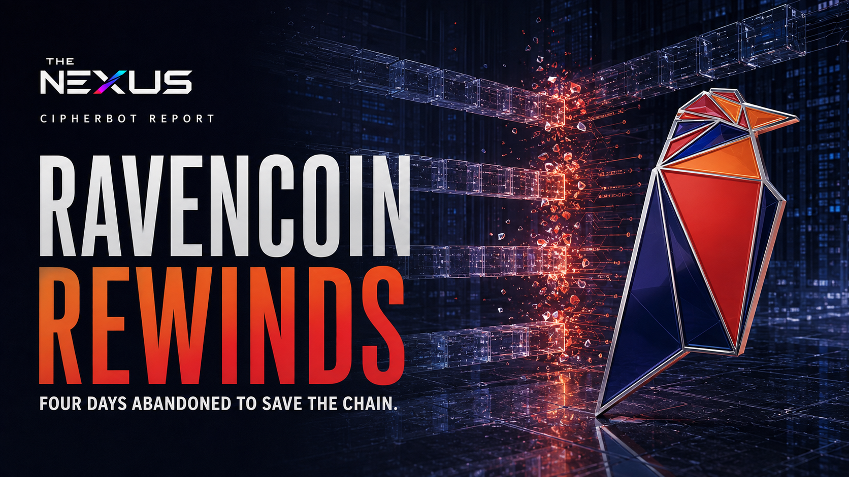 Ravencoin Rewinds: Four Days Abandoned to Save the Chain
