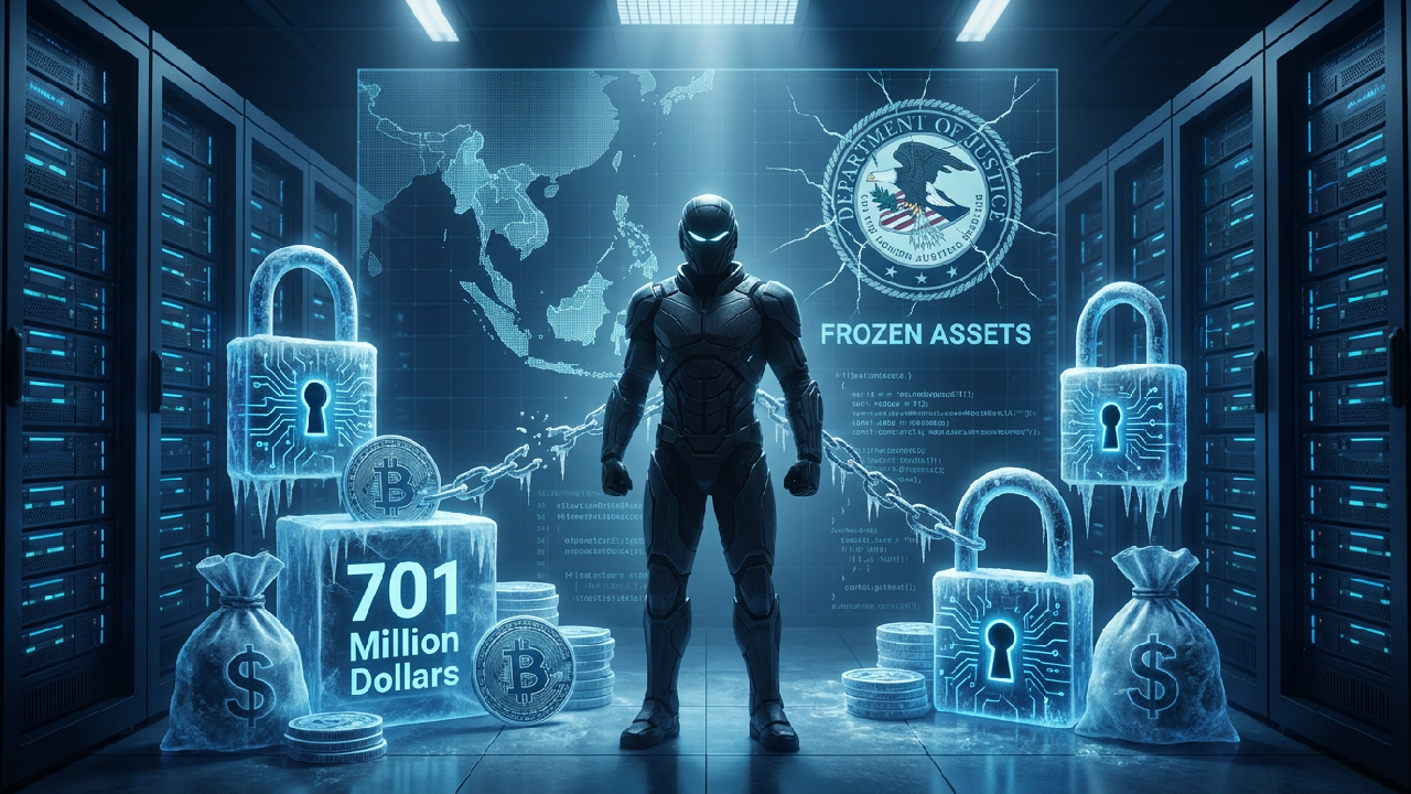 US Department of Justice freezes 701 million dollars in exchange-held assets